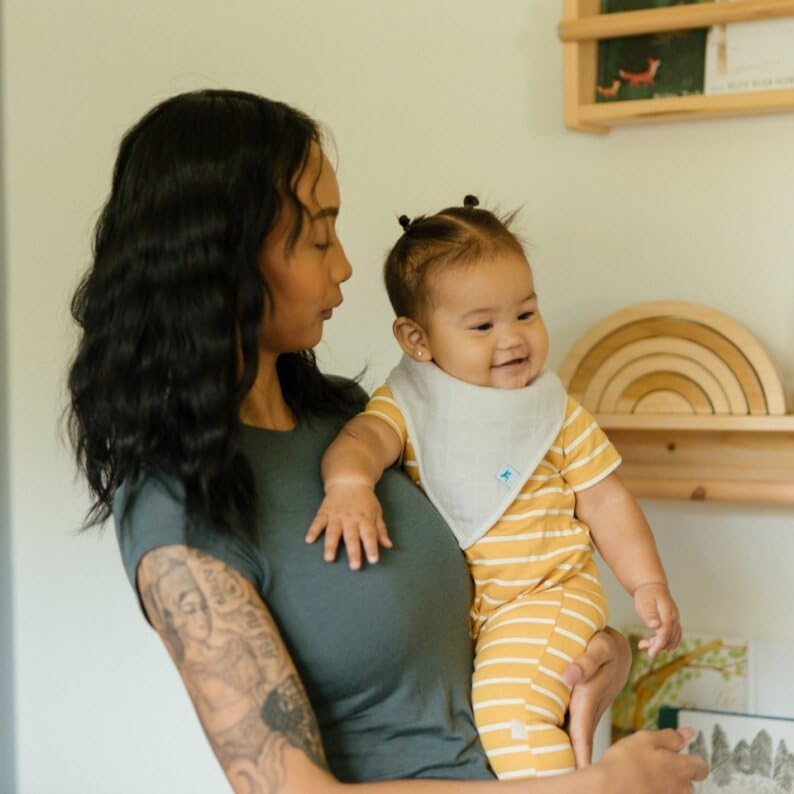 Little Unicorn Cotton Muslin with Fleece Bandana Bib