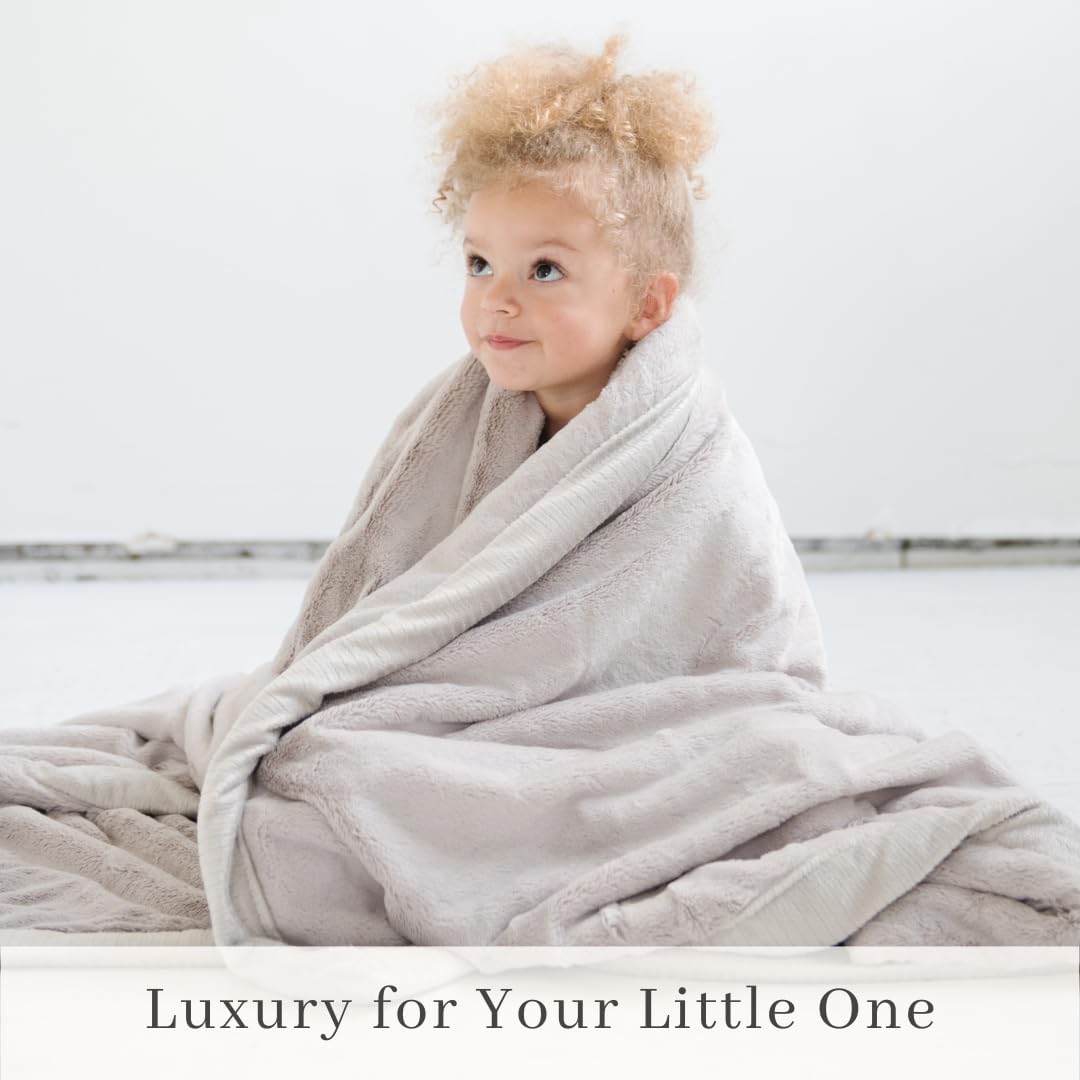 SARANONI Receiving Blankets for Babies Super Soft Boutique Quality Lush Luxury Baby Blanket (Feather, Receiving Blanket 40" x 30")