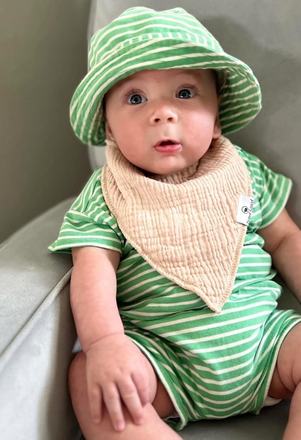 DiaperSquad's Baby Bibs for Drooling and Teething, Bibs for Boys, Baby Girl - Solid Cotton Baby Drool Bibs