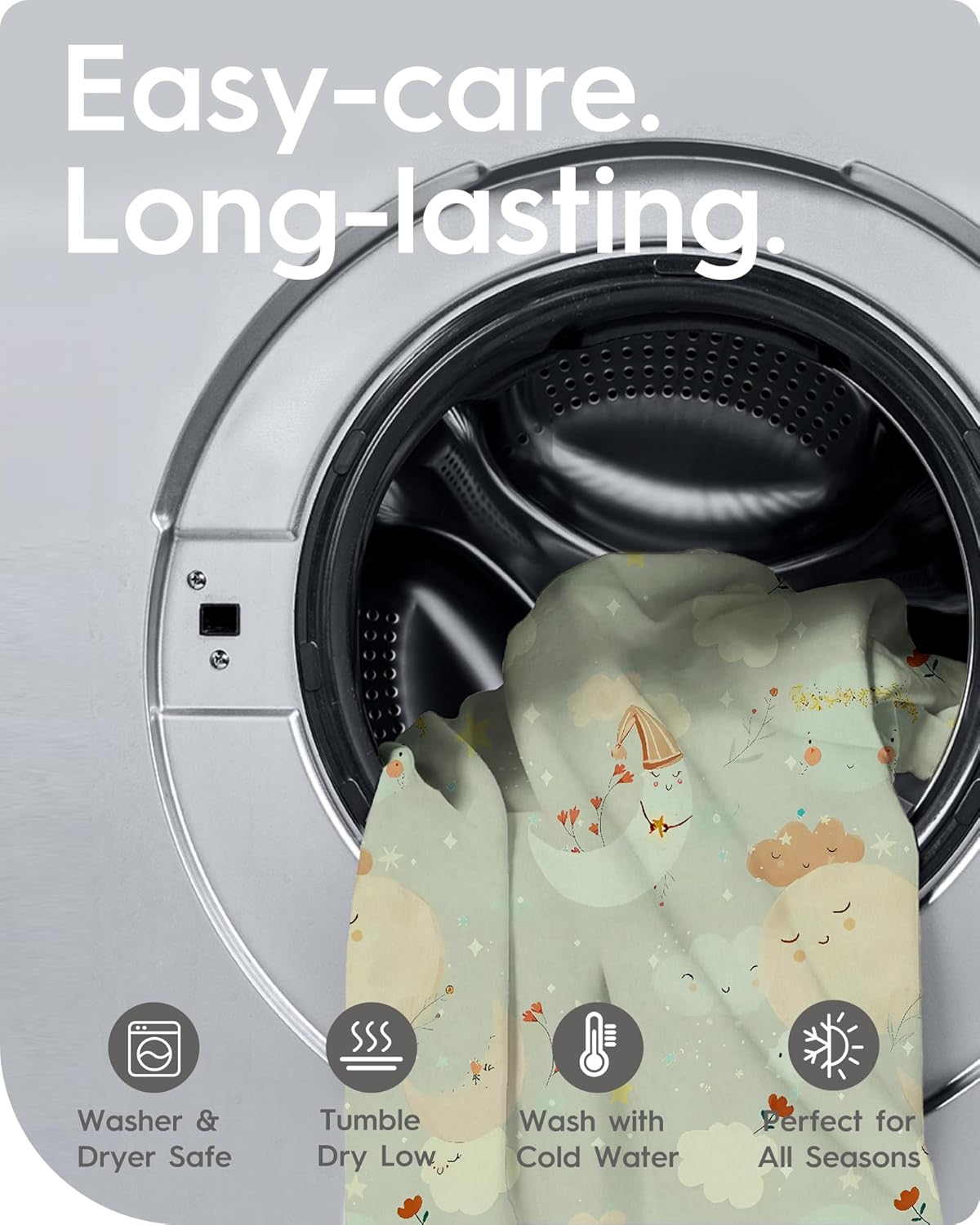 Extra Stretchy Changing Pad Cover, TotBasic Ultra Soft Premium Jersey Knit Changing Pad Sheets, Unisex for Boys Girls, Fits All Standard Changing Tables/Dresser Tops - 2 Pack (Planet & Moon)