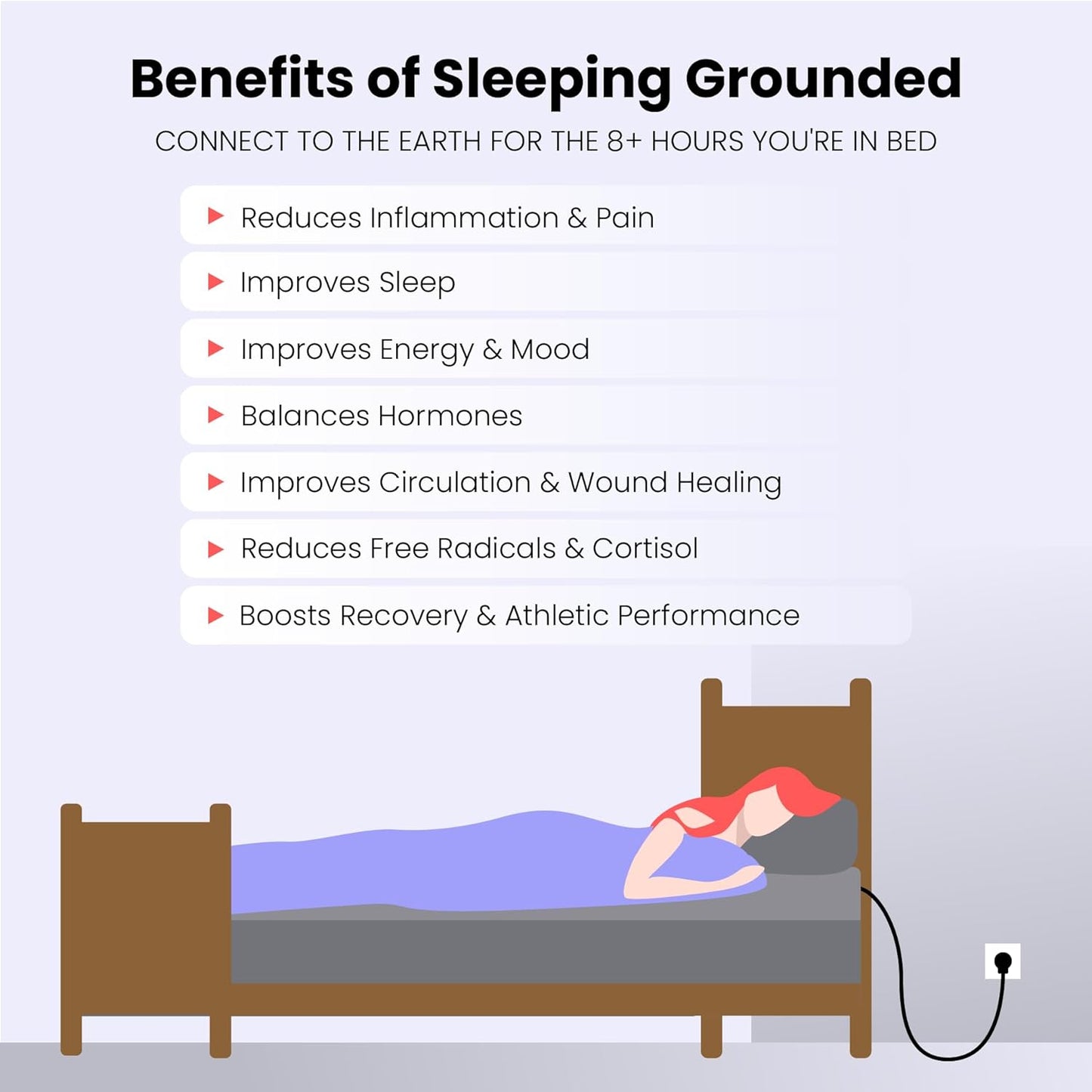 Hooga Grounding Crib Sheet, Organic Fitted Grounded Sheet for Baby Crib, Earth Connected Bedding (52āx28āx8ā) Pure Silver Fiber and Cotton, Grounding Cord Included. Gray