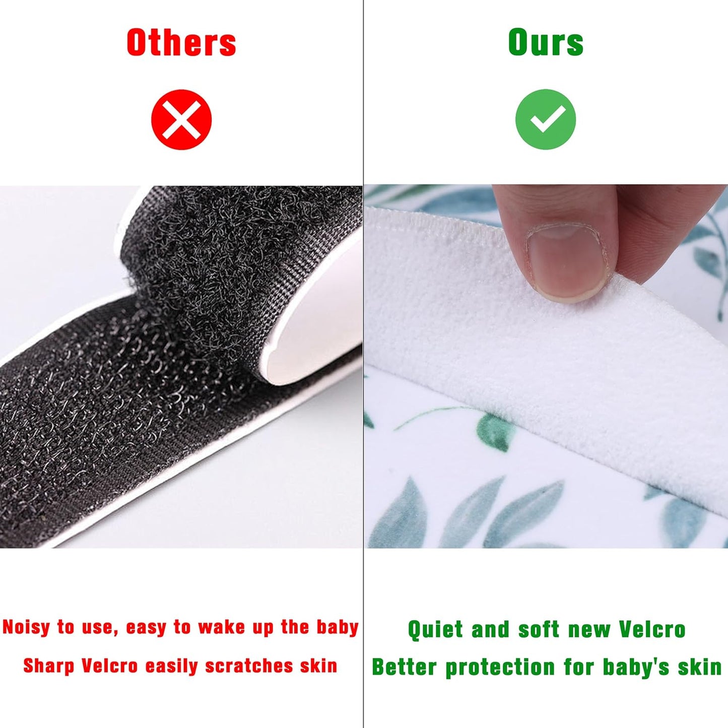 Newborn Sleep Sack Baby Swaddle,Swaddle me 3-6 Month,3-Way Adjustable Wearable Blanket,100% Rayon Cotton Swaddling Sleeping Bag,TOG 0.5 (Leaf, 3-6 Months)