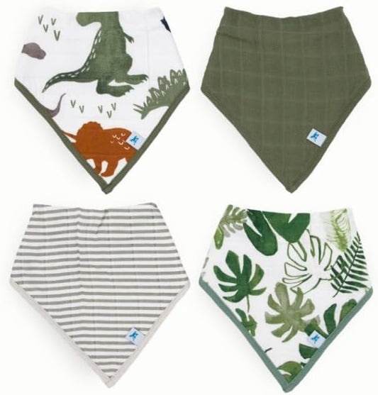 Little Unicorn Cotton Muslin with Fleece Bandana Bib