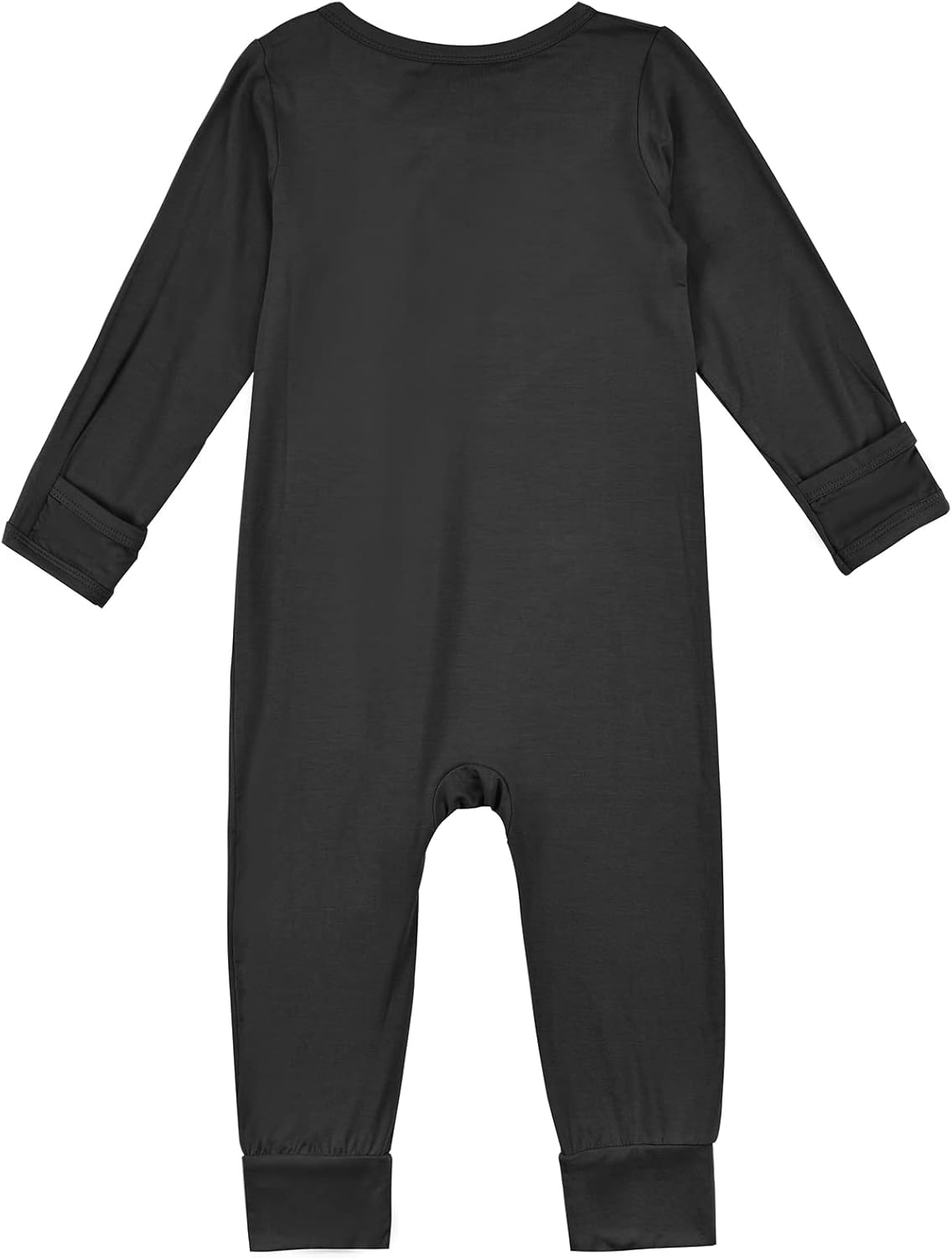 Aablexema Baby Footless Pajamas Zipper with Mitten, Rayon from Bamboo, Infant Long Sleeve Romper Pjs