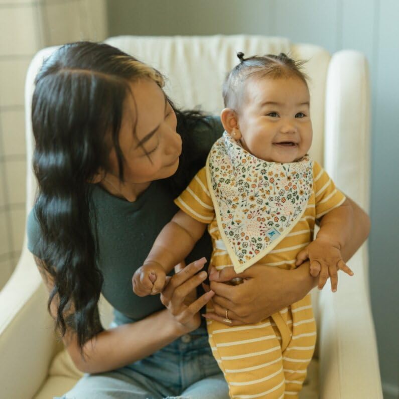 Little Unicorn Cotton Muslin with Fleece Bandana Bib