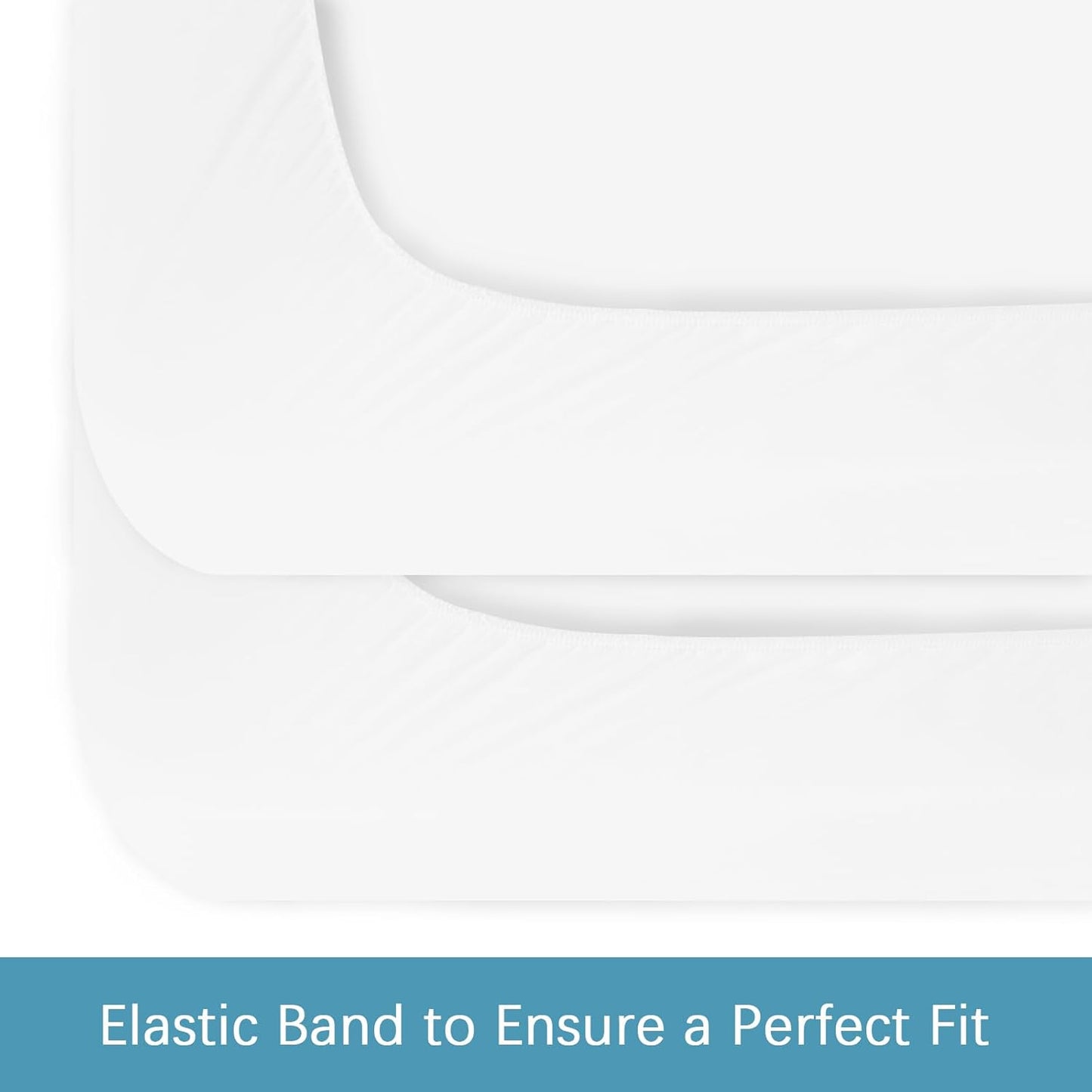 2 Pack King Mattress Protector Waterproof, Noiseless & Soft Coverage King Size Mattress Cover Fitted Sheets with Deep Pocket up to 14", Super Breathable & Easy Wash Mattress Protector