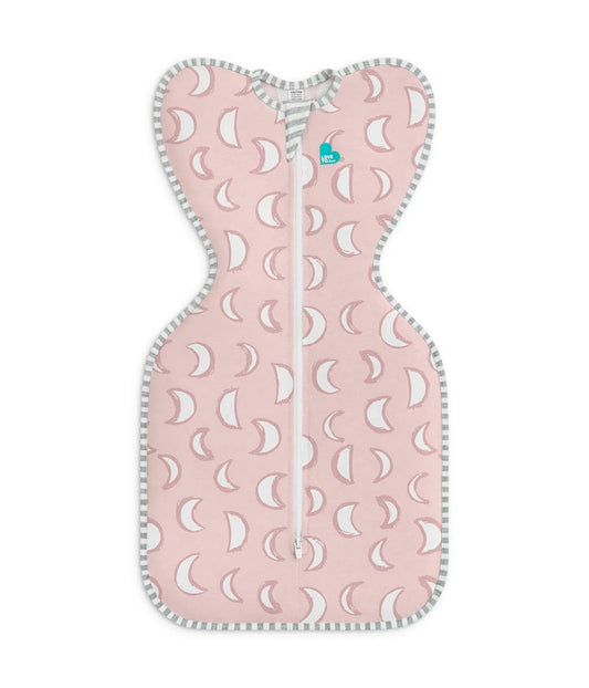 Love to Dream Swaddle UP, Sleep Sack 0-3 Months, Self-Soothing, Improves Sleep, Snug Fit Helps Calm Startle Reflex, Baby Essentials Must Haves Newborn, 1.0 TOG, 8-13 lbs, Eclipse Pink
