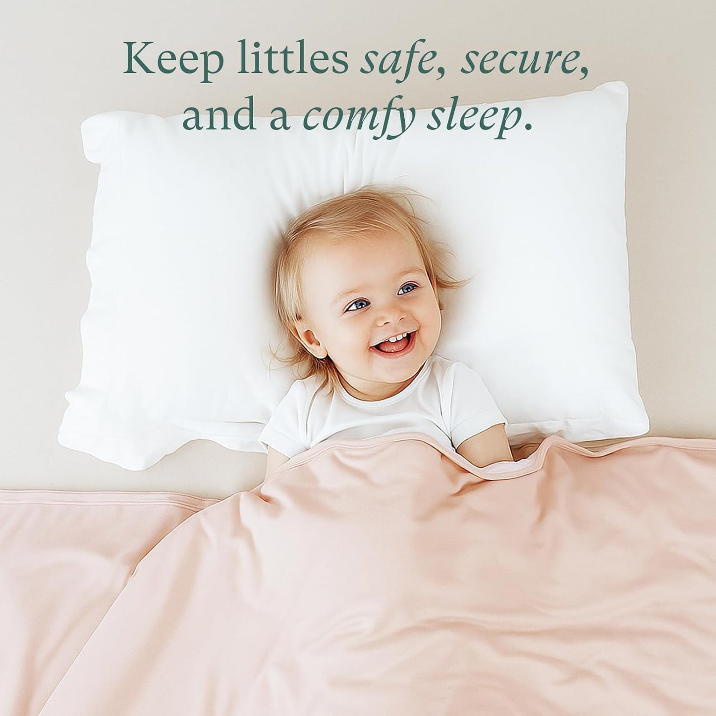 Supersoft Baby Blanket, Premium Bamboo Viscose Baby Quilt, Hypoallergenic and Breathable, for Newborns, 33"×33"