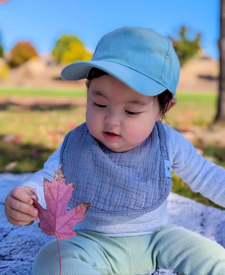 DiaperSquad's Baby Bibs for Drooling and Teething, Bibs for Boys, Baby Girl - Solid Cotton Baby Drool Bibs