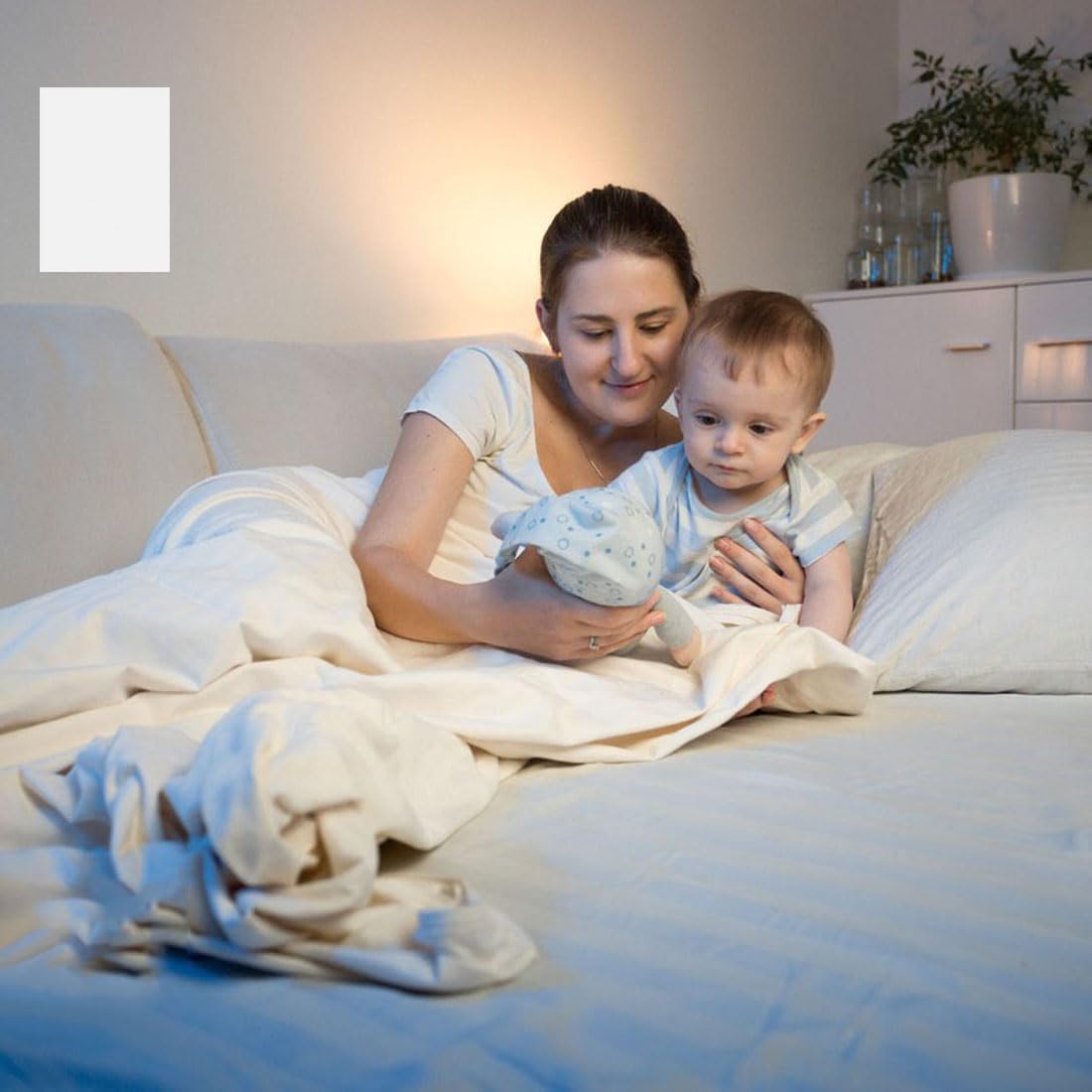 1-Gang Screwless Blank Wall Plate Cover Blank Switch Outlet Electrical Faceplate for Light Switch, Receptacle, Dimmers, USB Outlet, GFCI, Child Safe Cover Plate, White (4-Pack)