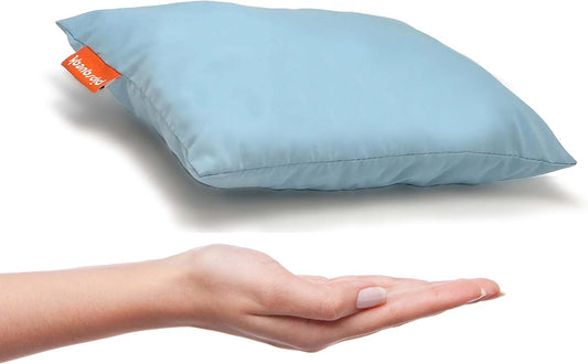 Microfiber Pipsqueak Pillow - Small, Mini - 11 x 7 in - Tiny Pillow for Travel, Cars, Airplanes, Camping, Dogs, Toddlers, Kids, Lumbar, Knees and Neck - Ages 2 Yrs and Up