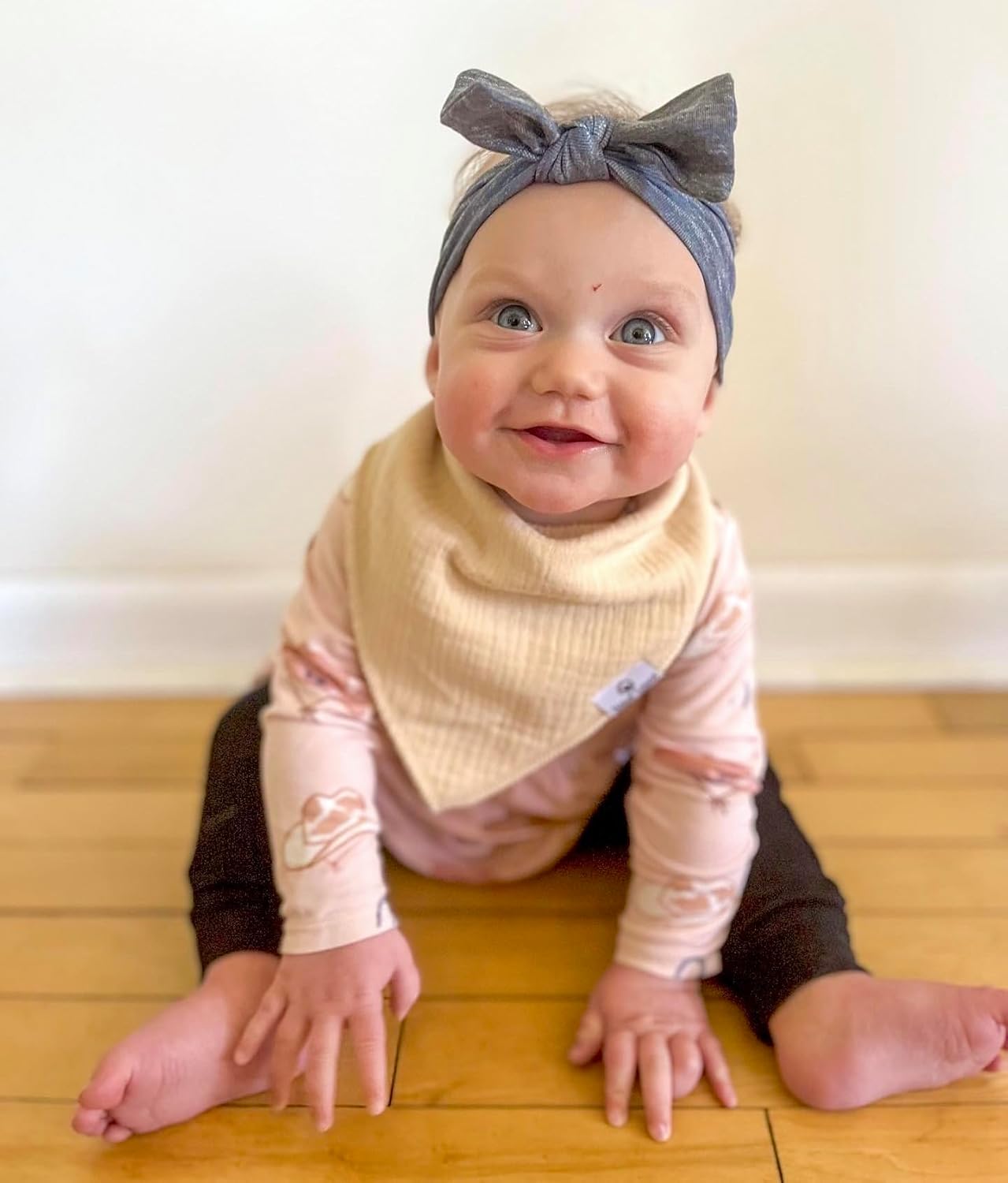 DiaperSquad's Baby Bibs for Drooling and Teething, Bibs for Boys, Baby Girl - Solid Cotton Baby Drool Bibs