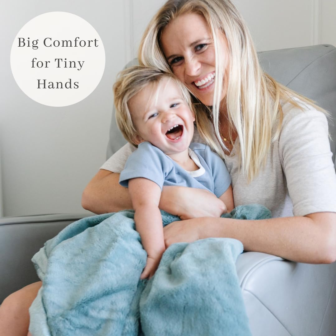 SARANONI Receiving Blankets for Babies Super Soft Boutique Quality Lush Luxury (Dew, Receiving 40" x 30”)