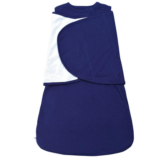 Baby Sleep sack Swaddle,Sleep Sack 3-6 Months,3-Way Adjustable Wearable Transition Swaddles Blanket Boy And Girl,100% Cotton,TOG 1.0(Navy Blue)