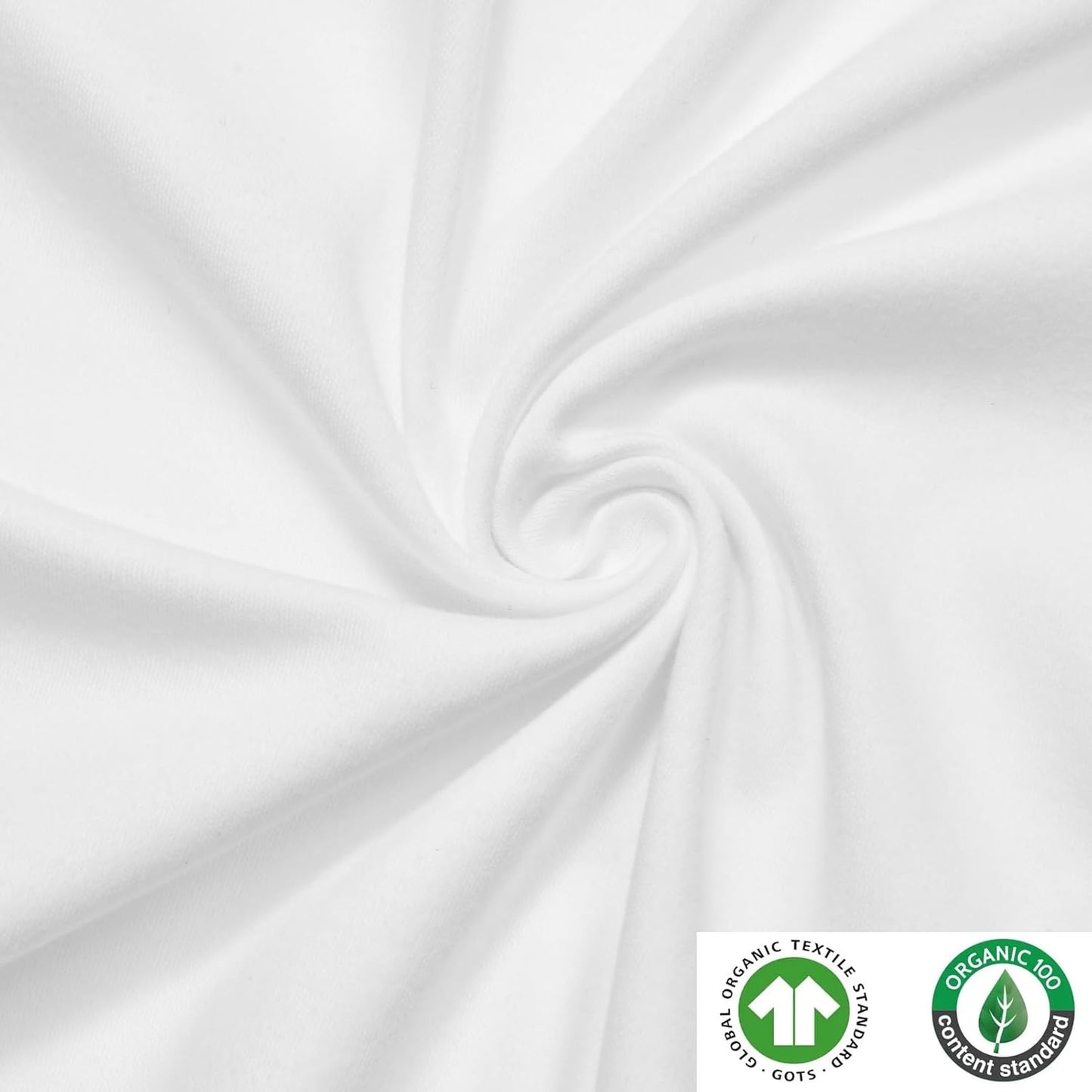 Aablexema 3-Pack Organic Cotton Baby Footless Pajamas with Mitten Cuffs, 2-Way Zipper Romper Sleepers