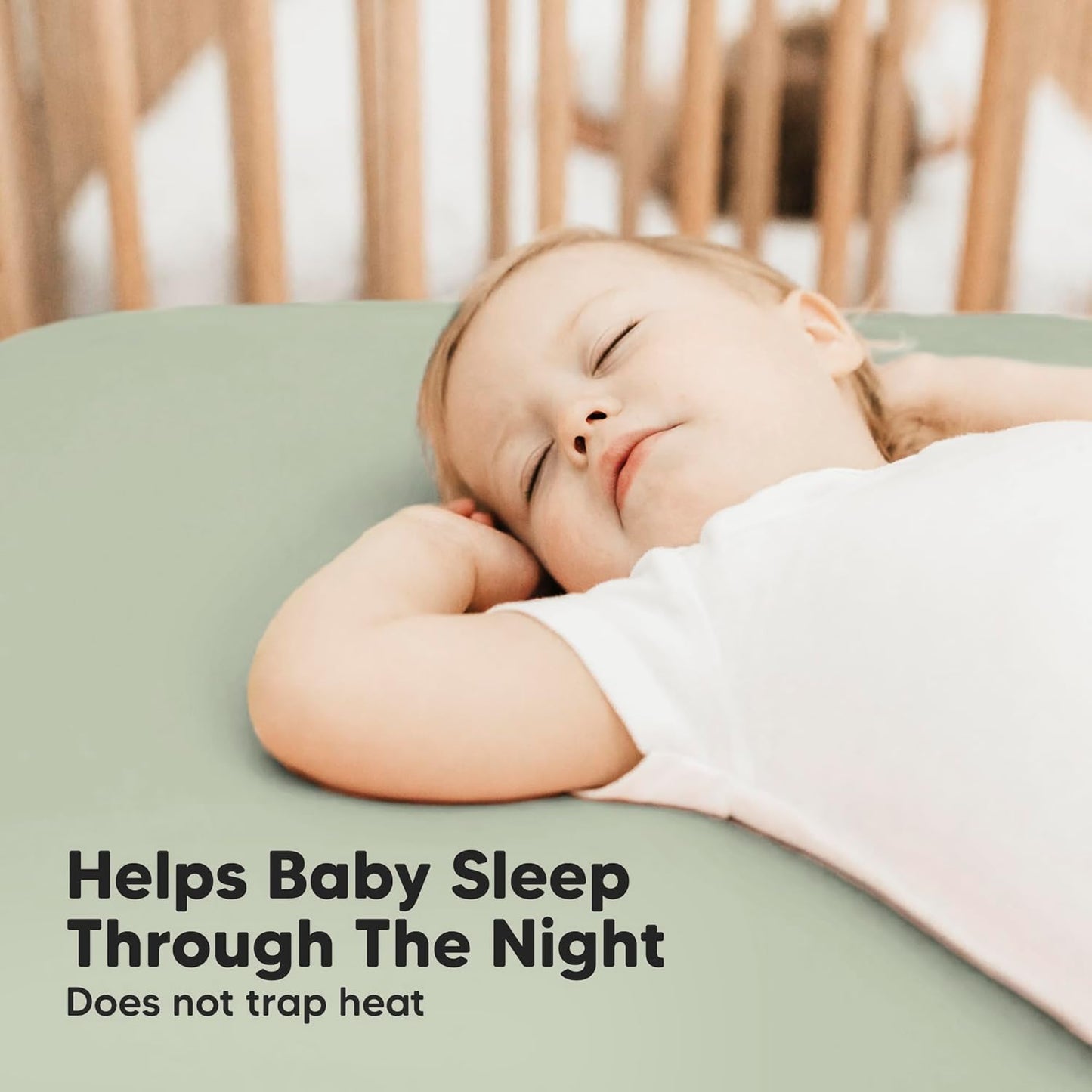 KeaBabies 2-Pack Baby Crib Sheets for Boys, Girls - 52x28 Viscose Derived from Bamboo Toddler Bed Sheets Neutral, Fitted Crib Mattress Cover for Standard Baby Bedding, Soft & Cozy (Foxtrot)