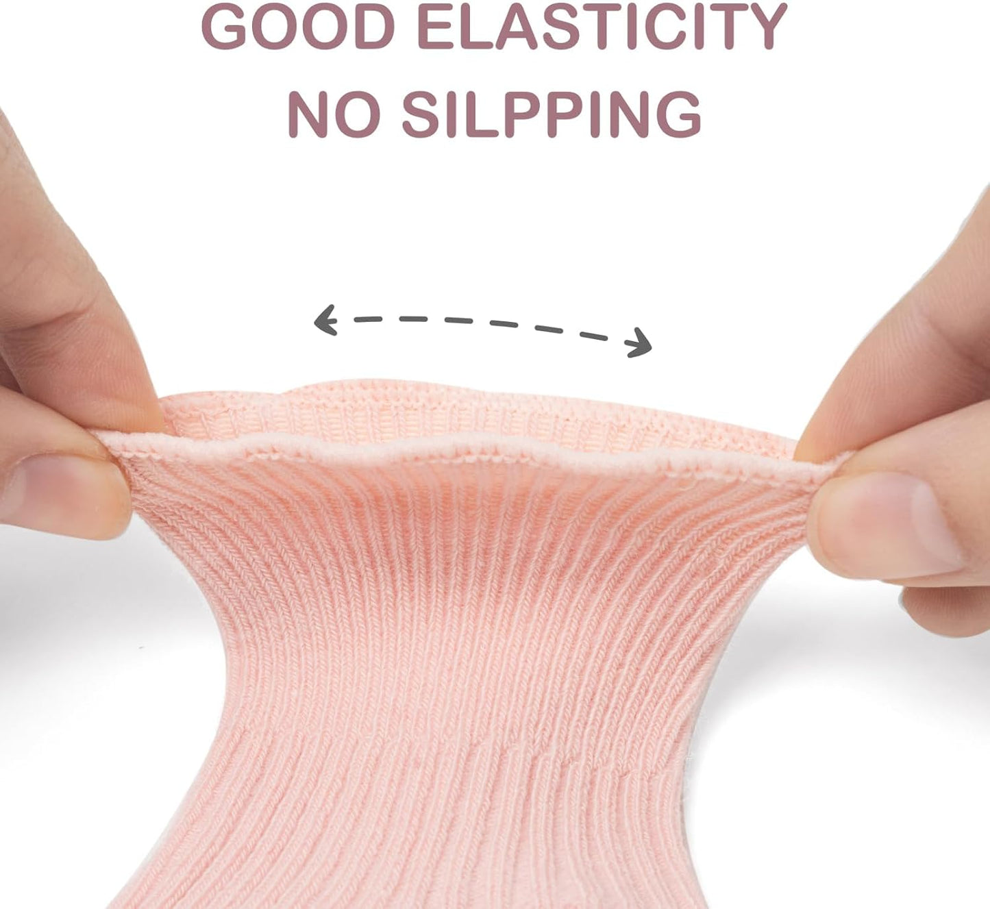 Baby Non Slip Ankle Socks with Grippers for 0 Months-7 Years Old Walking Socks