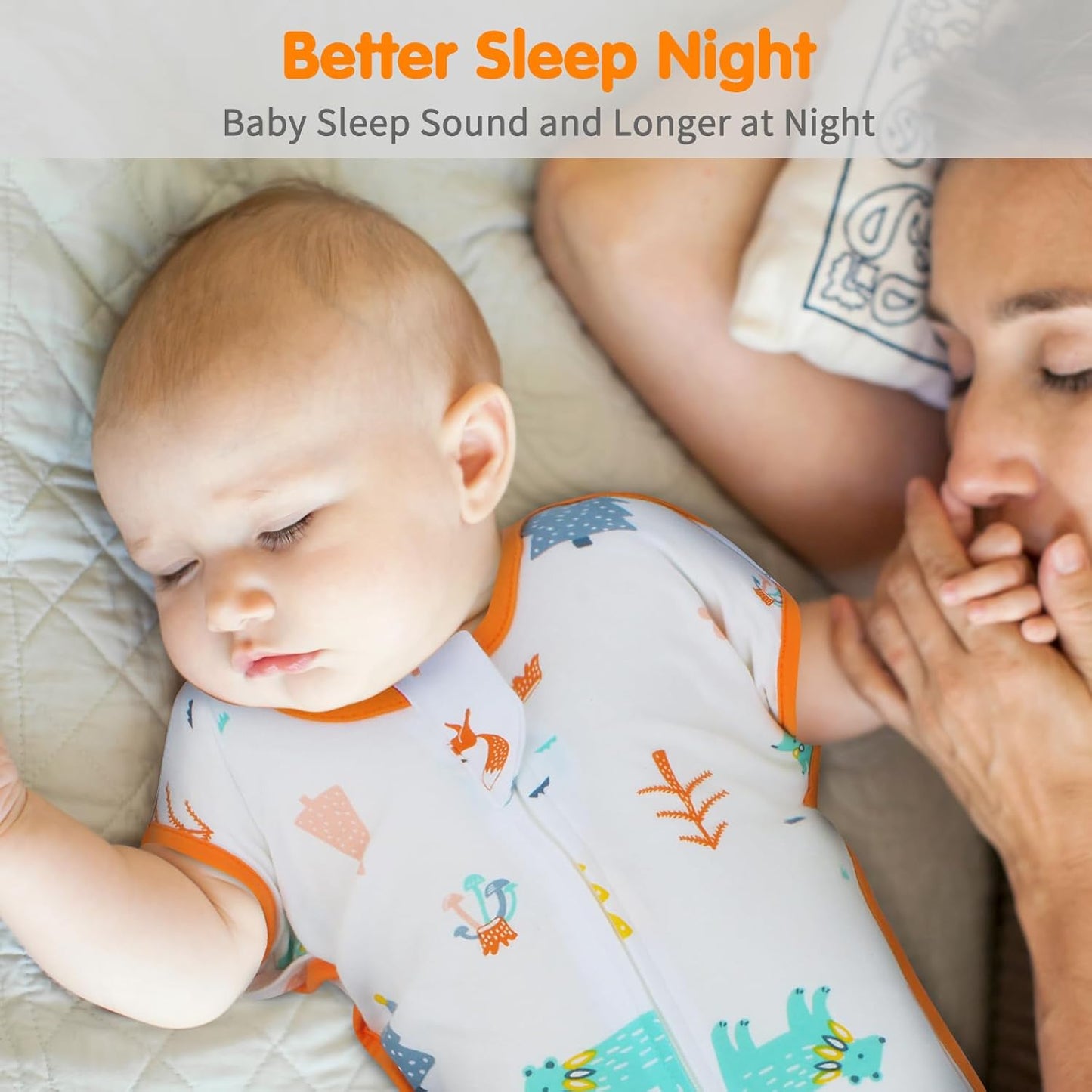 Transition Swaddle 6-9 Months Sleep Sack Arms up Swaddle 2-Way Zipper 100% Cotton Arms in/out, 0.8 Tog Sleep Sack Baby Swaddles for Boy Girl, 2-Pack Baby Transitional Swaddle Sack (Large 20-27lbs)