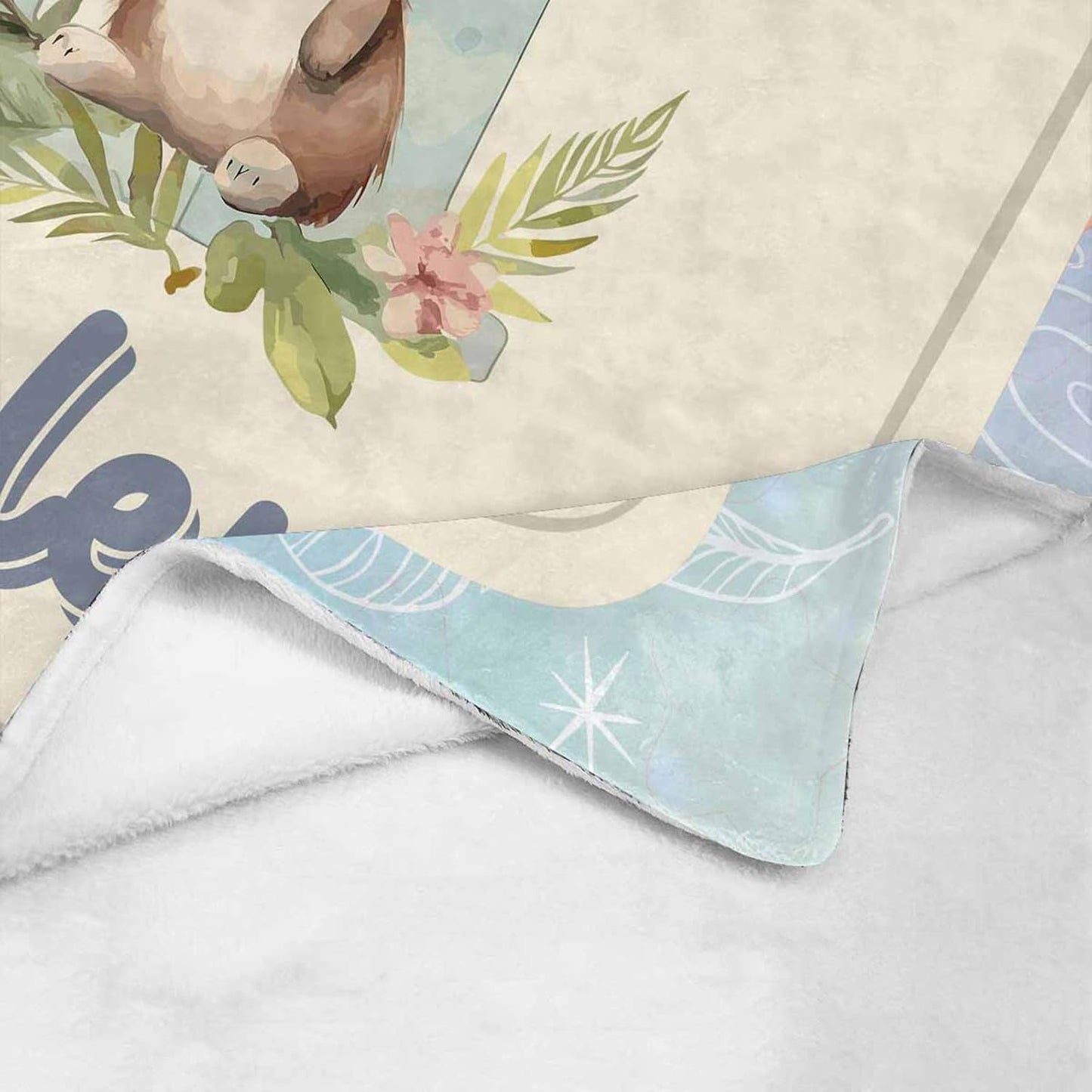 Personalized Baby Blanket with Name, Custom Cute Animal Alphabet Name Blankets Toddler Girls Soft Flannne Receiving Blankets Customized Monogram Memorial Gift from Nana for Infant Newborn Shower
