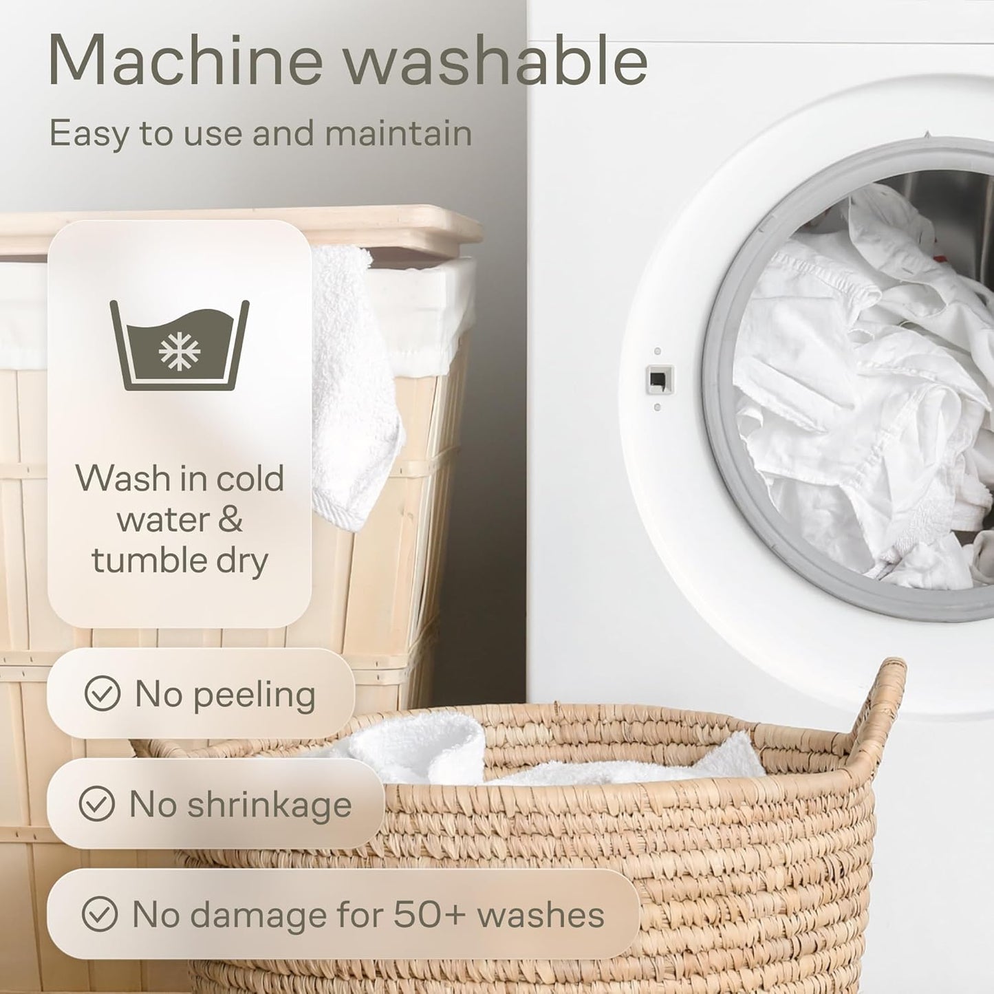 Niagara Crib 2 Pack 100% Waterproof Mattress Protector, Soft Breathable Crib Mattress Protector with Deep Pocket, Mattress Pad for Toddler and Baby (52x28, White, Gray) - Viscose Made from Bamboo