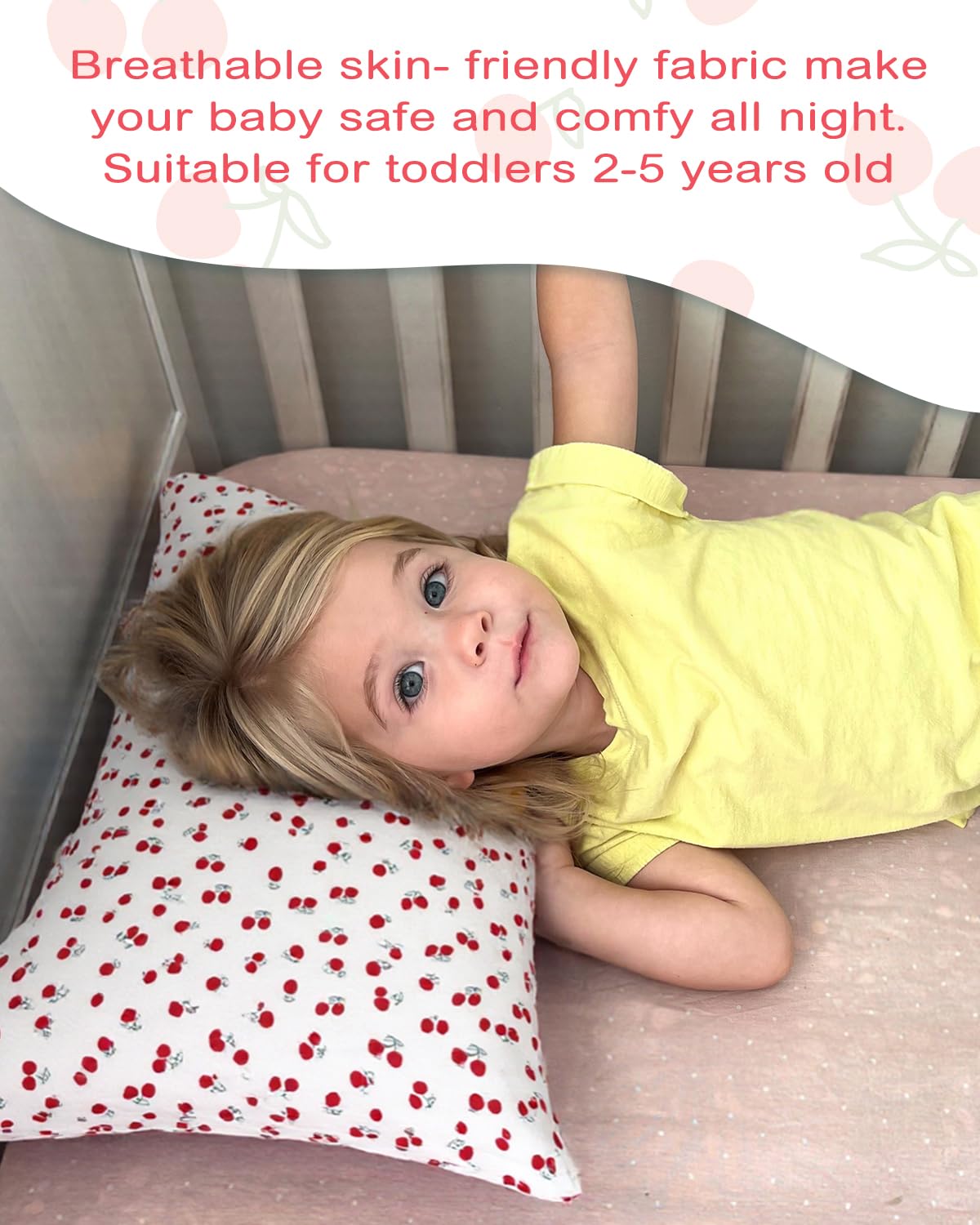 ALVABABY Toddler Pillowcases 2 Pack Muslin Cotton Kids Pillow Cover Fit 13"x 18" or 12"x16" Envelope for Girl Boy Sleepy Travel 2TPM01A