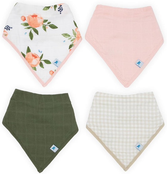 Little Unicorn Cotton Muslin with Fleece Bandana Bib