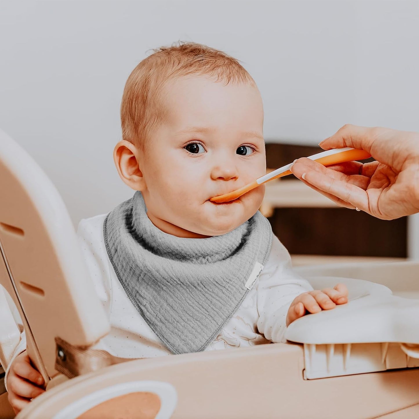 Muslin Baby Bibs for Boys Girls,10 Pack Super Absorbent Baby Bandana Drool Bibs Set for Teething and Drooling,100% Cotton Soft for Infant,Newborn