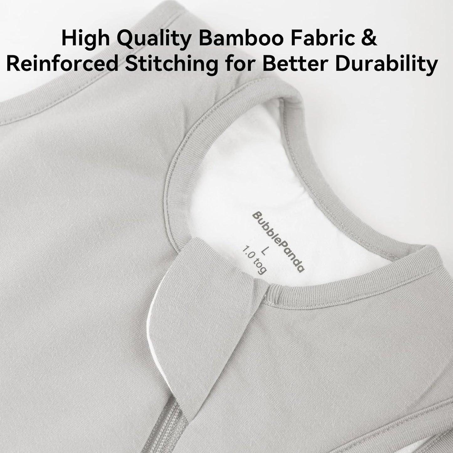 BubblePanda Rayon Made from Bamboo Sleep Sack 2t-3t 0.5 Tog Soft Lightweight Toddler Sleep Sack 24-36 Months for Babies 2-Way Zipper Wearable Blanket Baby 3t