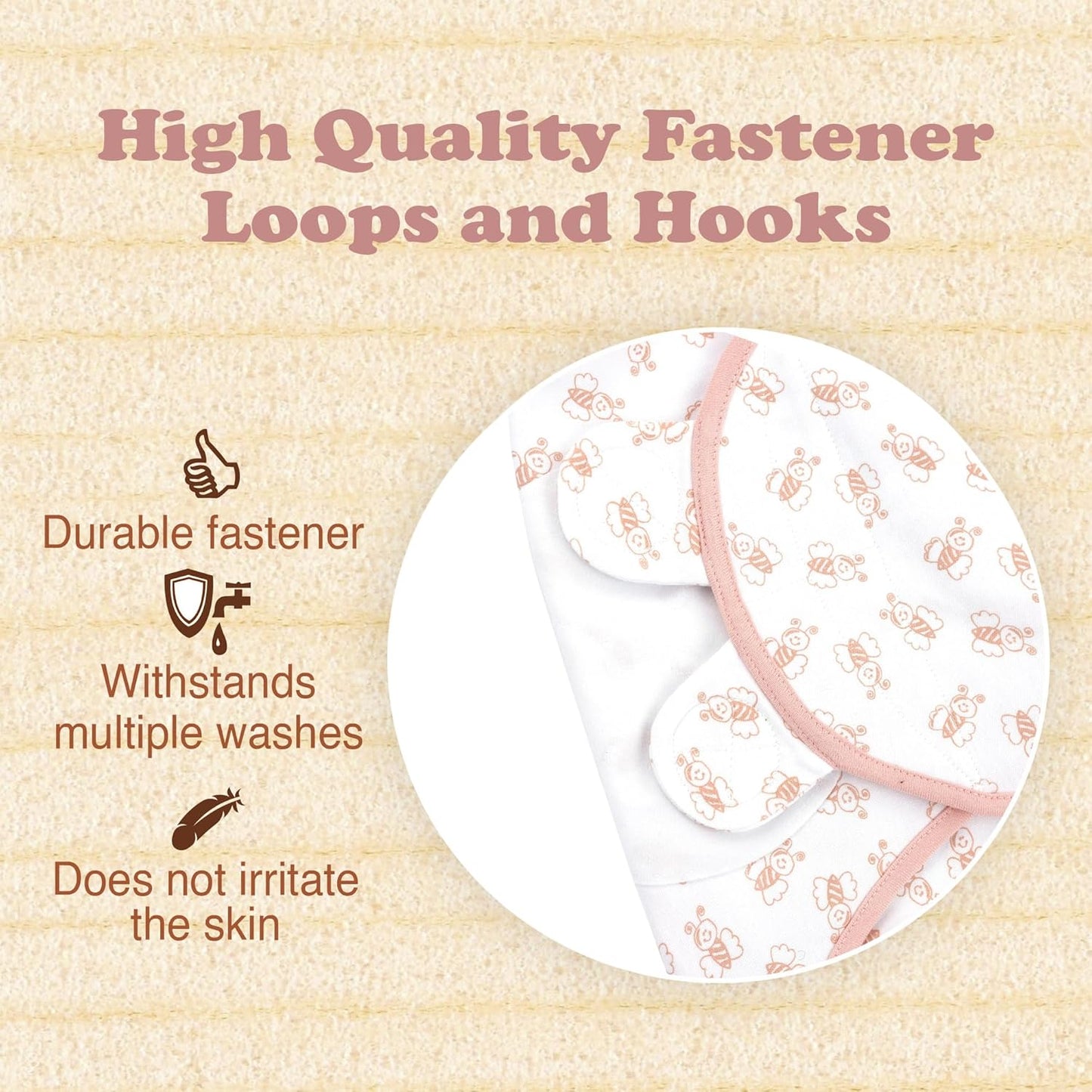 Bublo Baby Swaddles for Newborns – 3-Pack Infant Swaddles 0-3 Months – Adjustable Newborn Swaddle Sleep Sack – Soft Organic Cotton Baby Wrap for Safe & Cozy Sleep