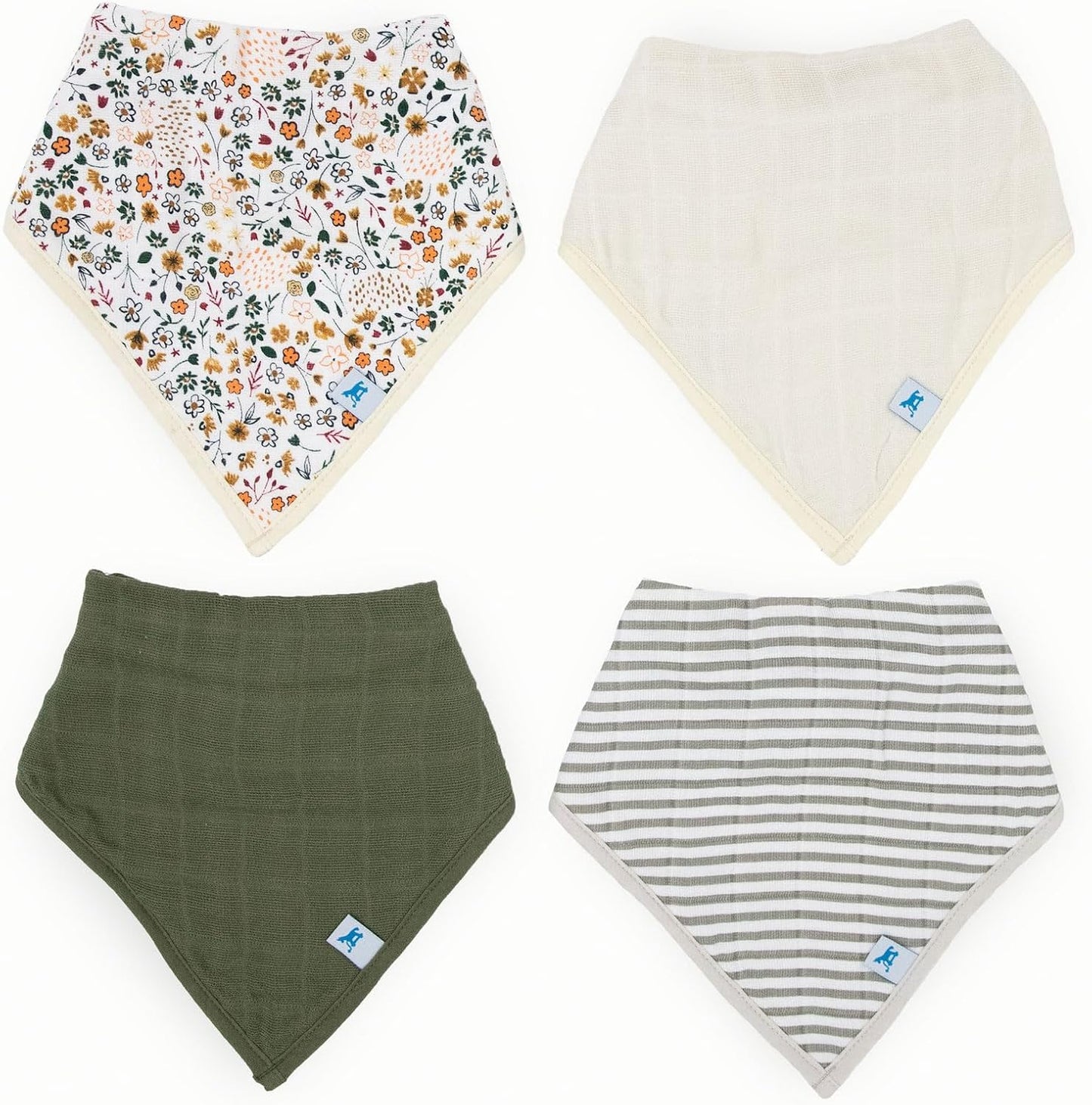 Little Unicorn Cotton Muslin with Fleece Bandana Bib