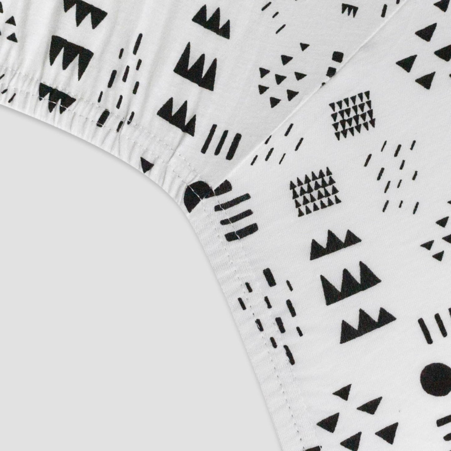 HonestBaby unisex-baby Fitted Crib Sheets Set Standard Mattress, 100% Organic Cotton Baby Boys, Girls, Neutral, 1 Pack - Blue Ticking Stripe, One Size