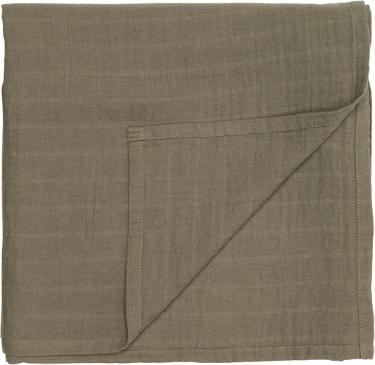 Swaddle - 100% Organic Cotton - Muslin Swaddle Blankets for Newborn, 47" x 47" (Sage Green)